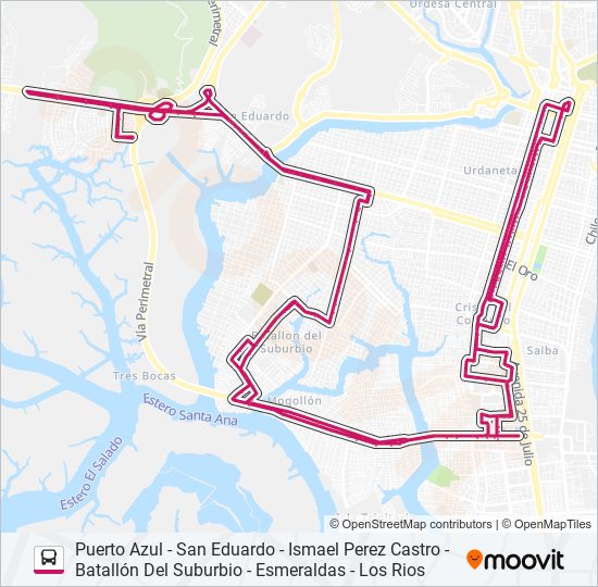 RUTA 35 bus Line Map