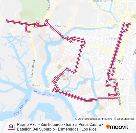 RUTA 35 Bus Line Map