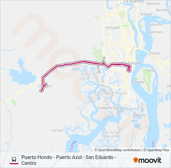 RUTA 140 Bus Line Map
