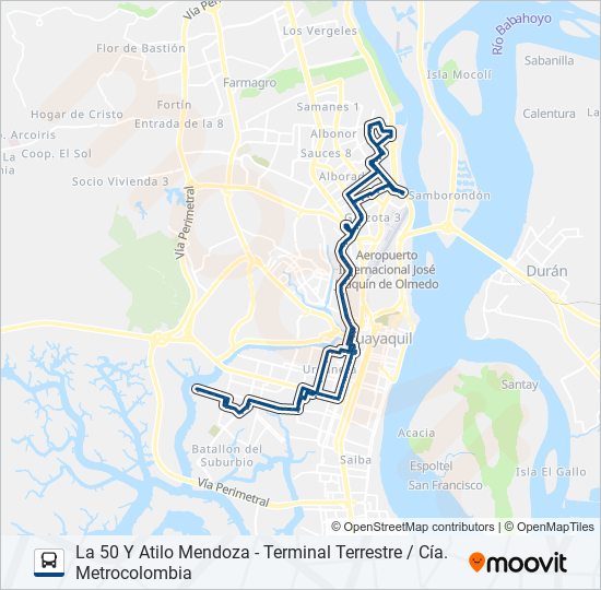 RUTA 94 bus Line Map