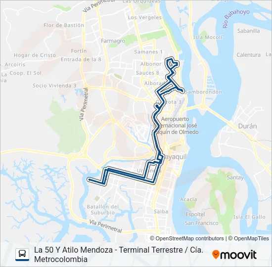 RUTA 94 Bus Line Map