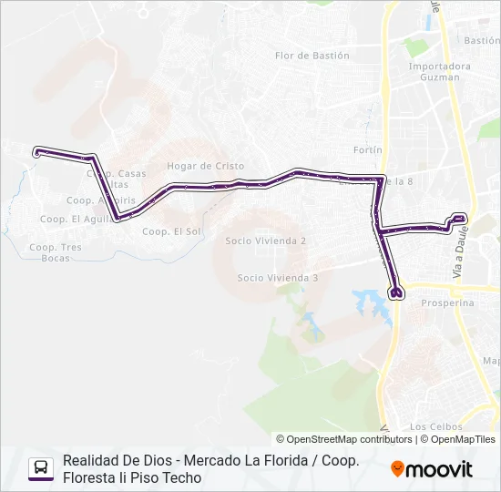 RUTA 32 Bus Line Map