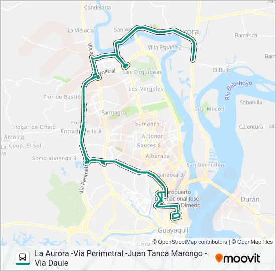 RUTA 68 Bus Line Map