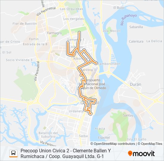 RUTA 84 bus Line Map