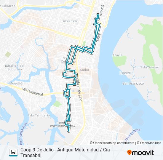 Ruta 152 Horarios Paradas Y Mapas Isla Trinitaria Barrio Del Maestro Cristo Del Consuelo 2692