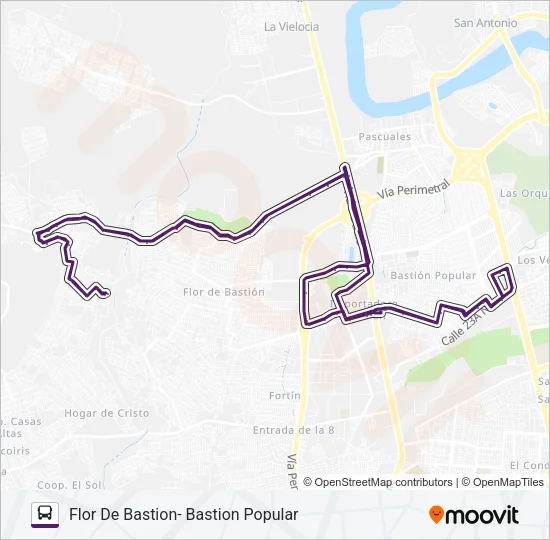 RUTA 144 Bus Line Map
