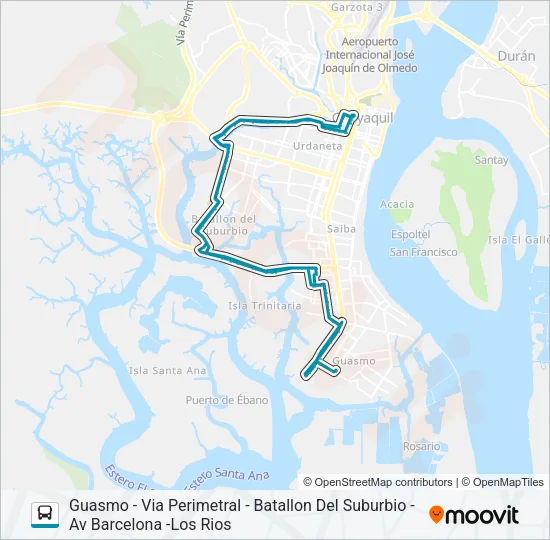 RUTA 37 Bus Line Map