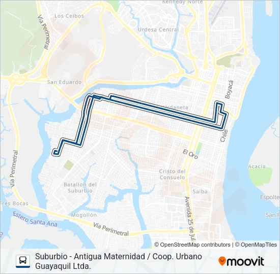 RUTA 79 Bus Line Map