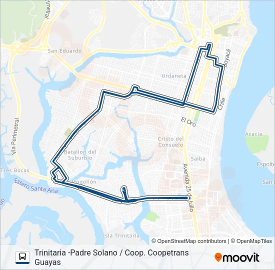 RUTA 27 Bus Line Map