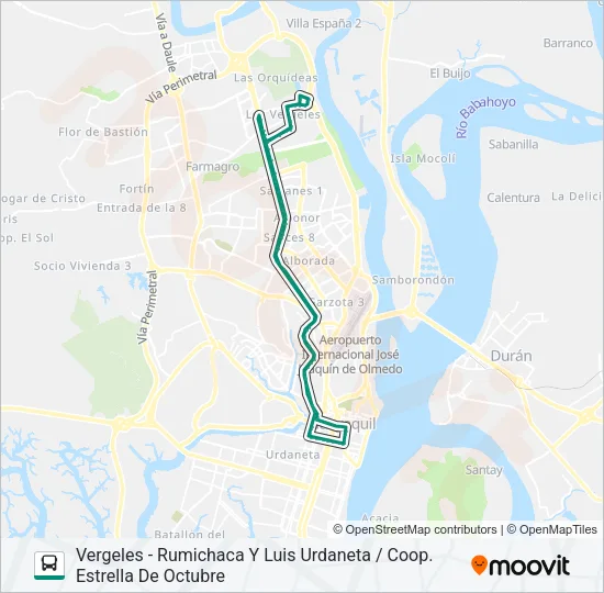 RUTA 141 Bus Line Map