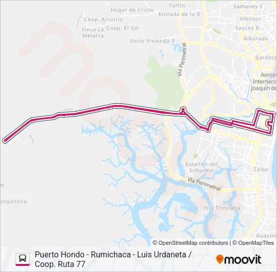 RUTA 61 Bus Line Map