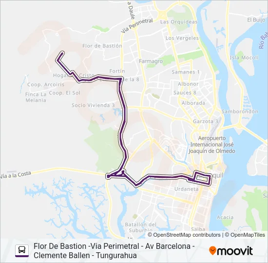 RUTA 9 Bus Line Map