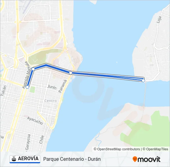 AEROVÍA Gondola Line Map