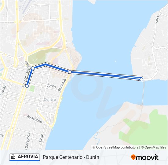 AEROVÍA gondola Line Map