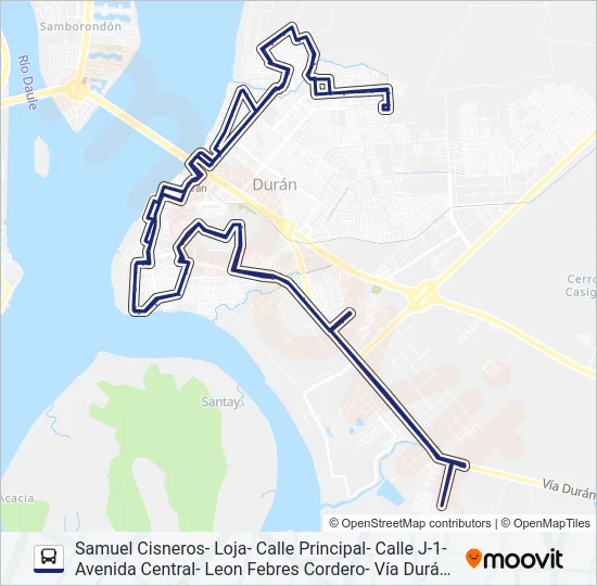 RUTA 18-5 Bus Line Map