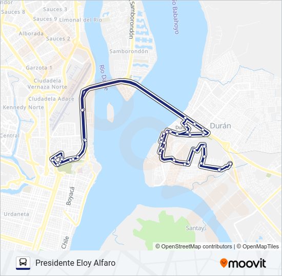 Mapa de RUTA 17-2 de autobús