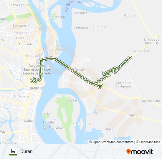 Mapa de RUTA 81- 3 de autobús
