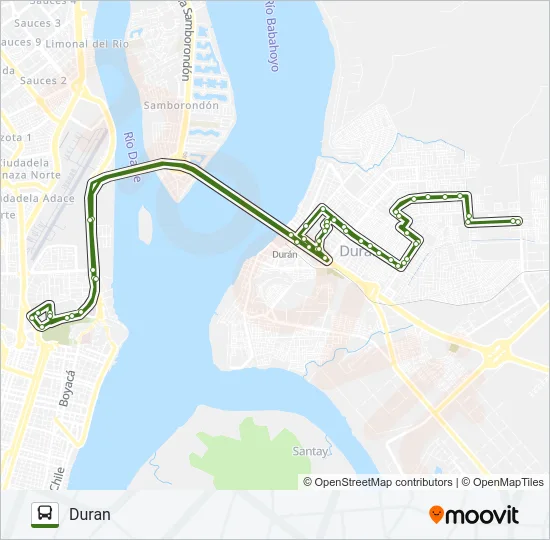 RUTA 18-1 Bus Line Map