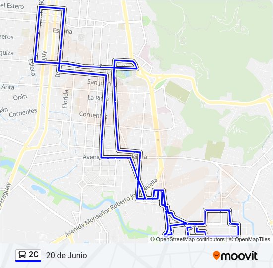 2C Bus Line Map
