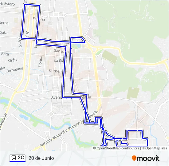 2C Bus Line Map