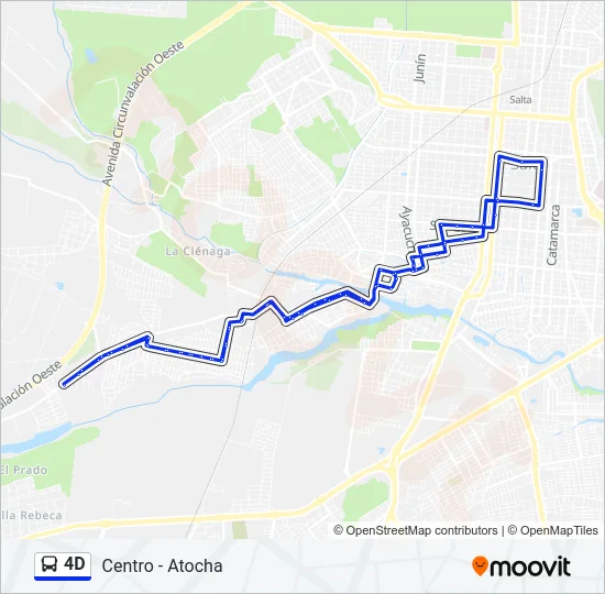 4D Bus Line Map