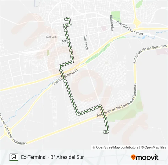 U Bus Line Map