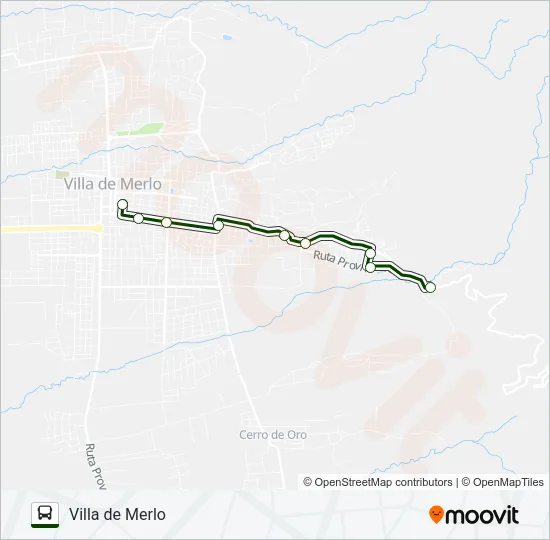 URB. Bus Line Map