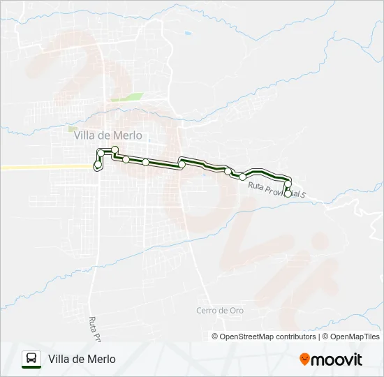 URB. Bus Line Map