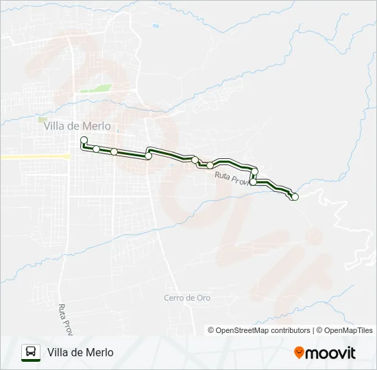 URB. Bus Line Map