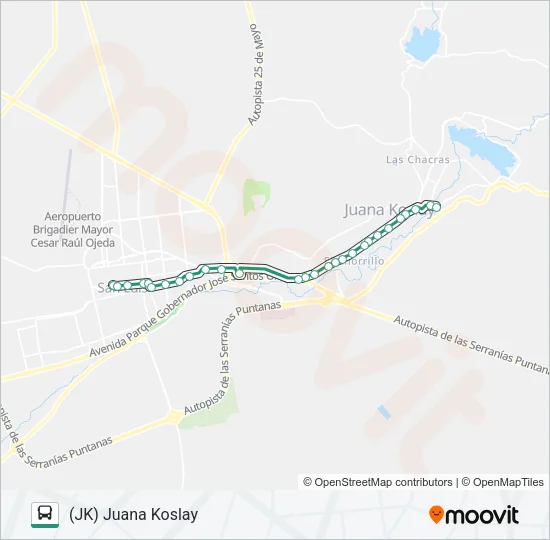 300 INTERURBANO Bus Line Map