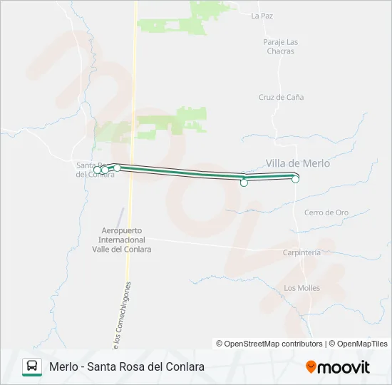 2300 INTERURBANO Bus Line Map