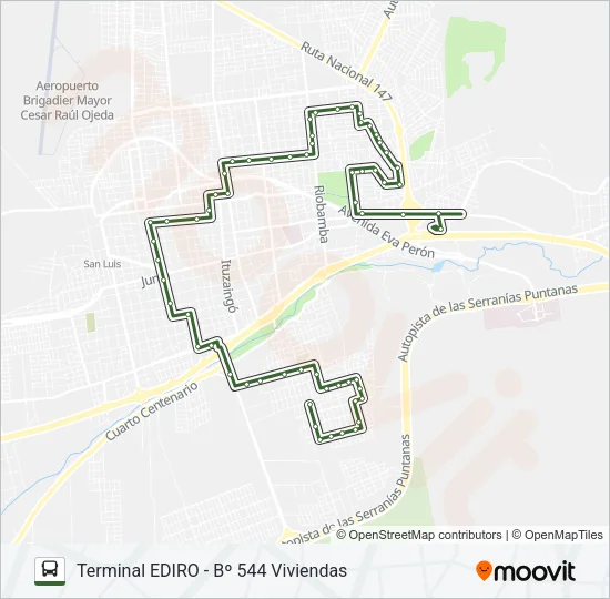 A Bus Line Map