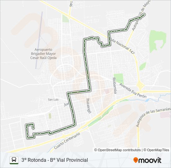 N bus Line Map