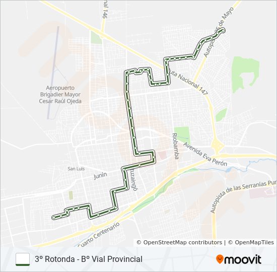 Ruta A Horarios Paradas Y Mapas Rotonda San Justo Actualizado Hot Sex