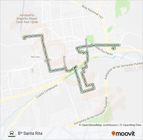 BCG Bus Line Map