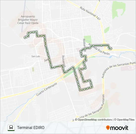 BCG Bus Line Map