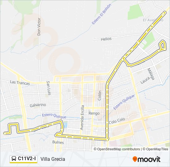 C11V2-I bus Line Map