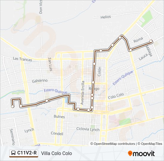 C11V2-R Bus Line Map