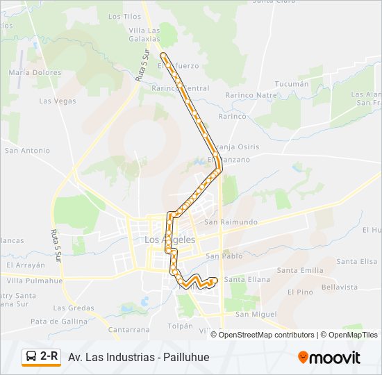 2-R bus Line Map