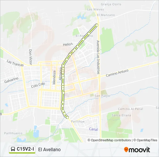 C15V2-I Bus Line Map