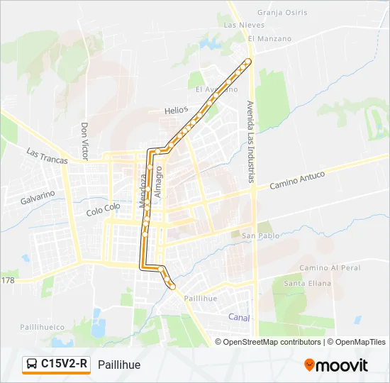 C15V2-R Bus Line Map