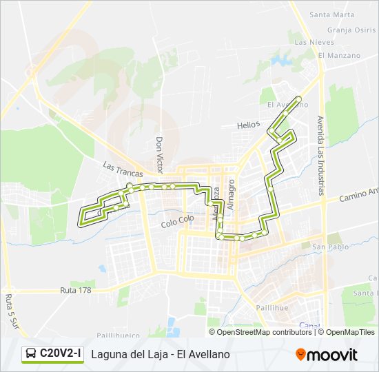 C20V2-I Bus Line Map