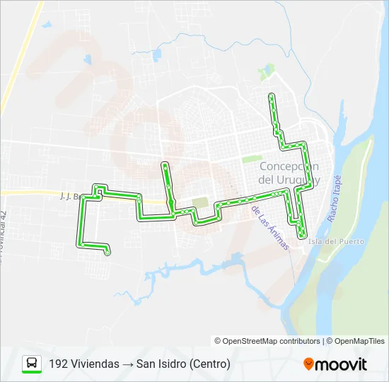 SAN ISIDRO Bus Line Map