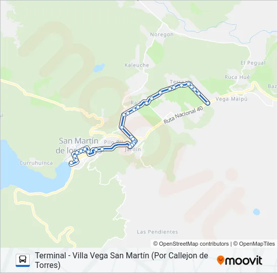 3A Bus Line Map