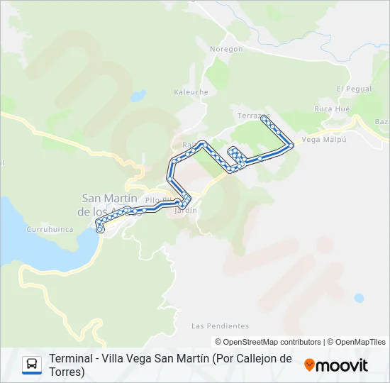 3A Bus Line Map