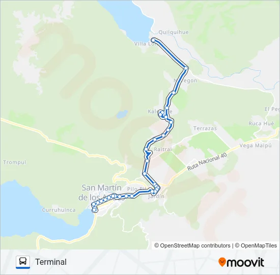 5A Bus Line Map