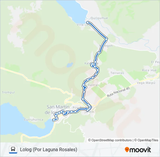 5A Bus Line Map