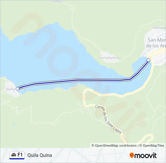 F1 Ferry Line Map