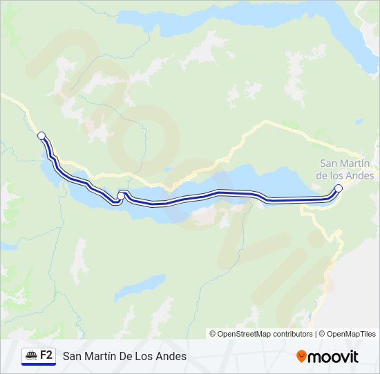 Mapa de F2 de ferry