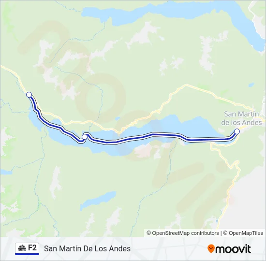 F2 Ferry Line Map